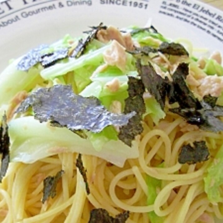 包丁いらず♪フライパン1つで♪ツナの和風パスタ